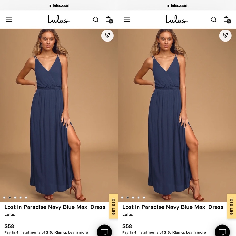 Navy dress from Lulu’s